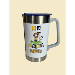 64 oz Pittsburgh Pirates Peanuts Snoopy Stainless steel water/drink pitcher lid